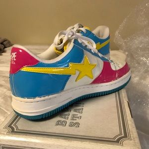 bape cotton candy shoes